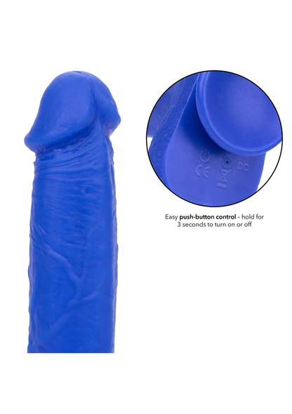 CalExotics Admiral 8” Vibrating Captain BLUE - 429