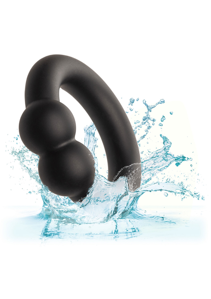 CalExotics Alpha Liquid Silicone Muscle Ring BLACK - 8