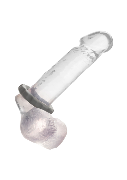 CalExotics Alpha Liquid Silicone Erect Ring GREY - 5