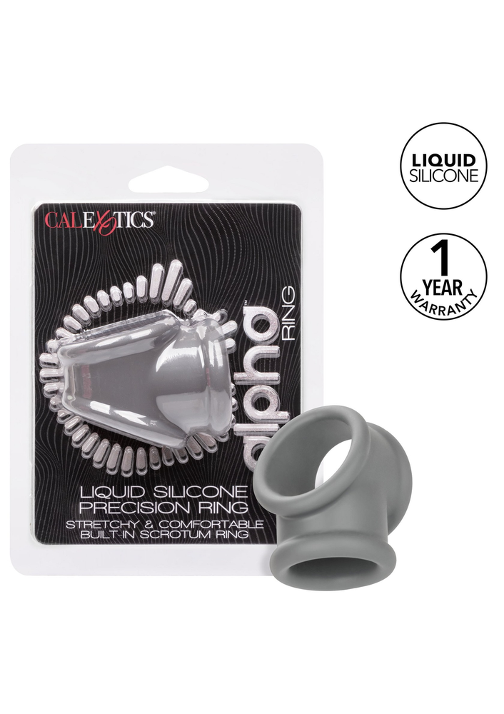 CalExotics Alpha Liquid Silicone Precision Ring GREY - 0