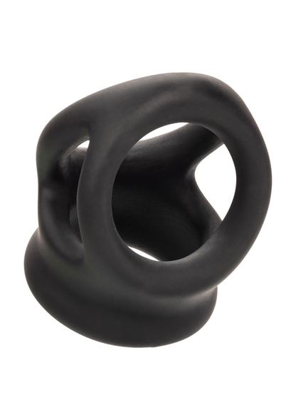 CalExotics Alpha Liquid Silicone Dual Cage & Ring BLACK - 11