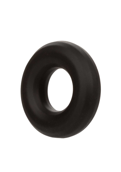 CalExotics Alpha Liquid Silicone Prolong Medium Ring BLACK - 3