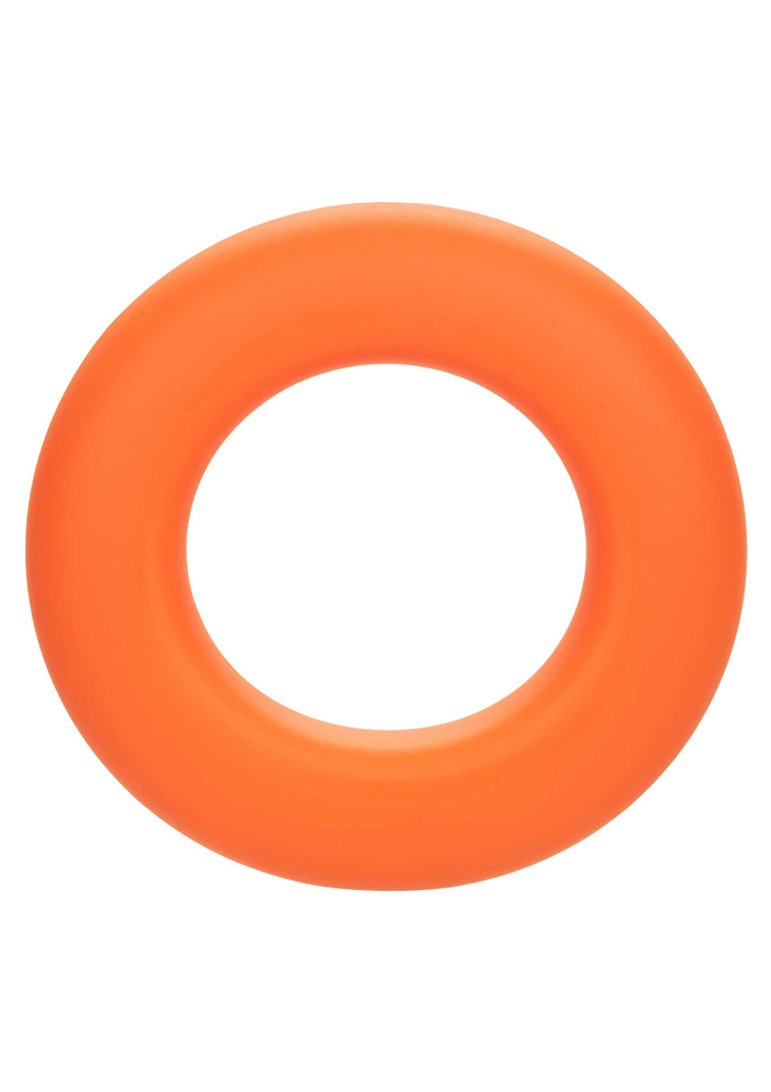 CalExotics Alpha Liquid Silicone Prolong Large Ring ORANGE - 1