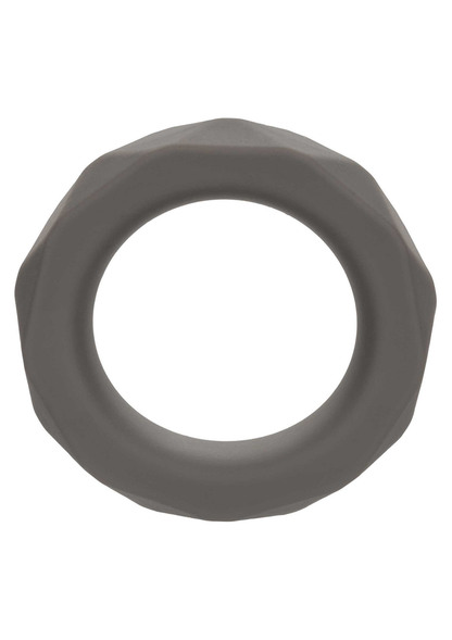 CalExotics Alpha Liquid Silicone Prolong Prismatic Ring GREY - 1