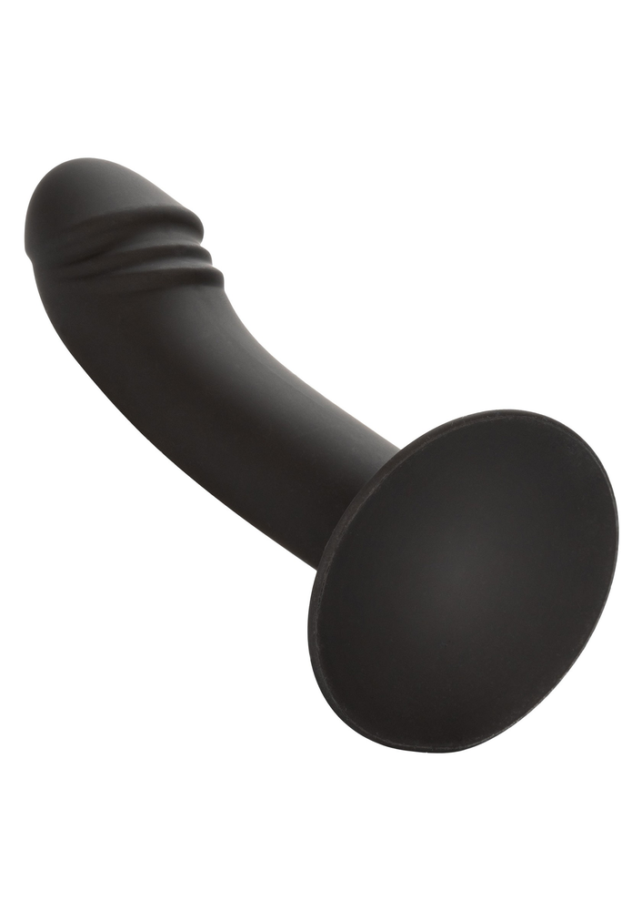 CalExotics Silicone Curved Anal Stud BLACK - 1