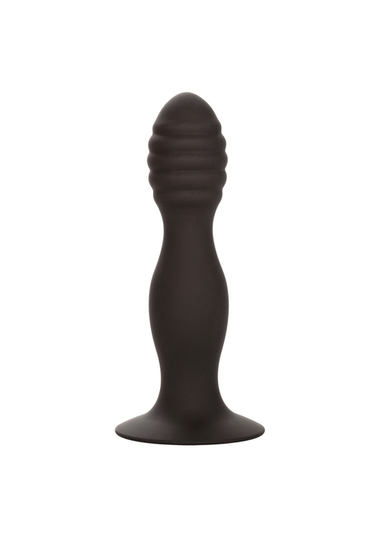 CalExotics Silicone Ribbed Anal Stud