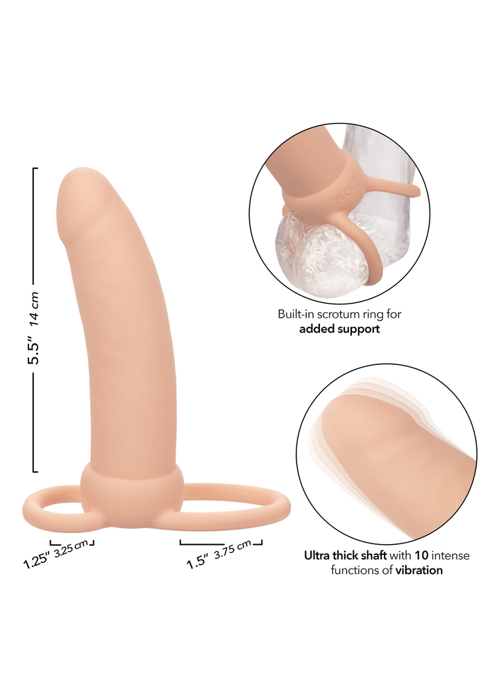 CalExotics Performance Maxx Rechargeable Thick Dual Penetrator SKIN - 5