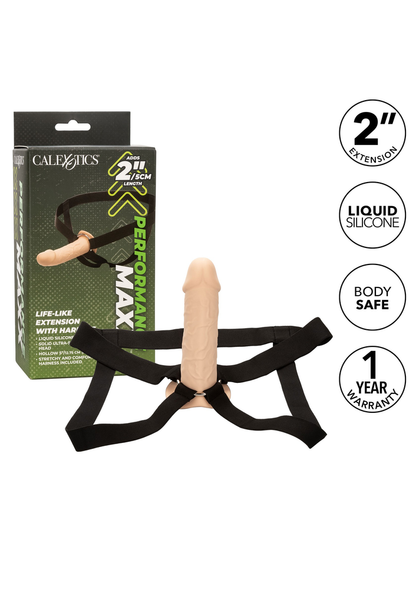 CalExotics Performance Maxx Life-Like Extension with Harness SKIN - 6