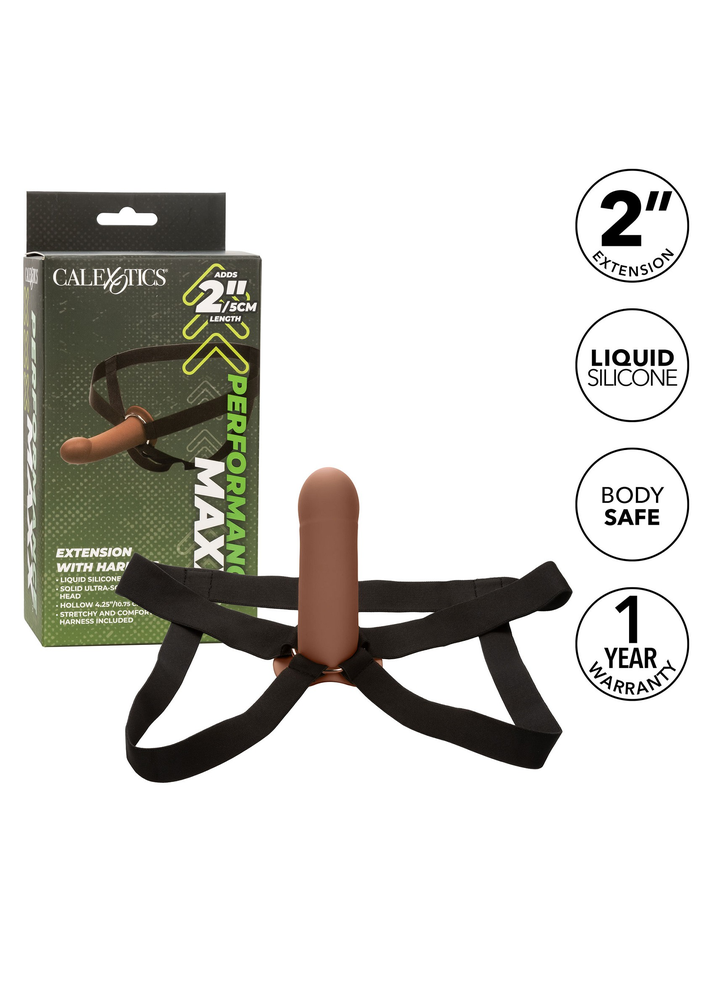 CalExotics Performance Maxx Extension with Harness BROWN - 10