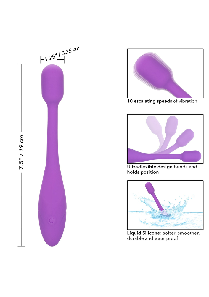 CalExotics Bliss Liquid Silicone Flex-O-Teaser PURPLE - 445