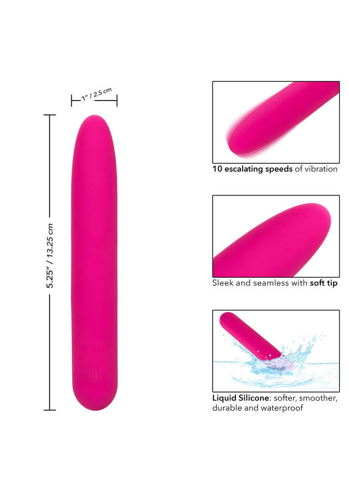 CalExotics Bliss Liquid Silicone Vibe PINK - 1