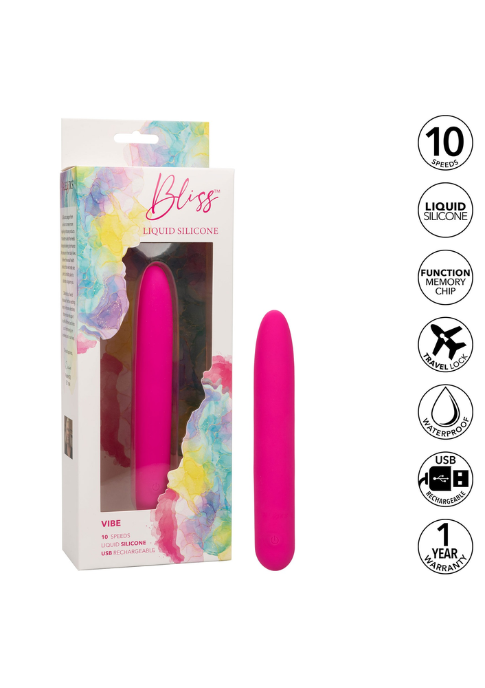 CalExotics Bliss Liquid Silicone Vibe PINK - 7