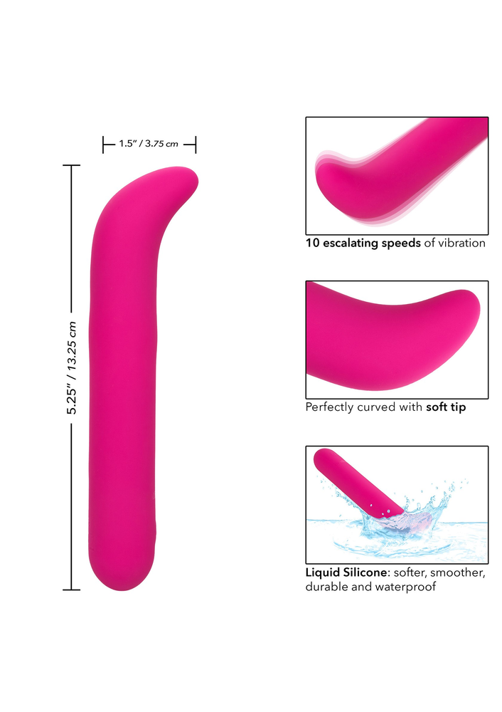 CalExotics Bliss Liquid Silicone G Vibe PINK - 11