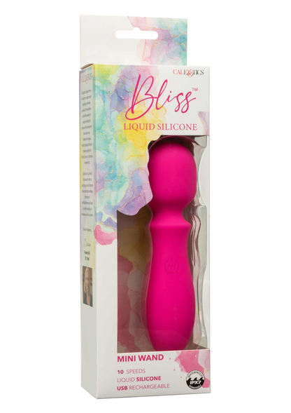 CalExotics Bliss Liquid Silicone Mini Wand PINK - 5