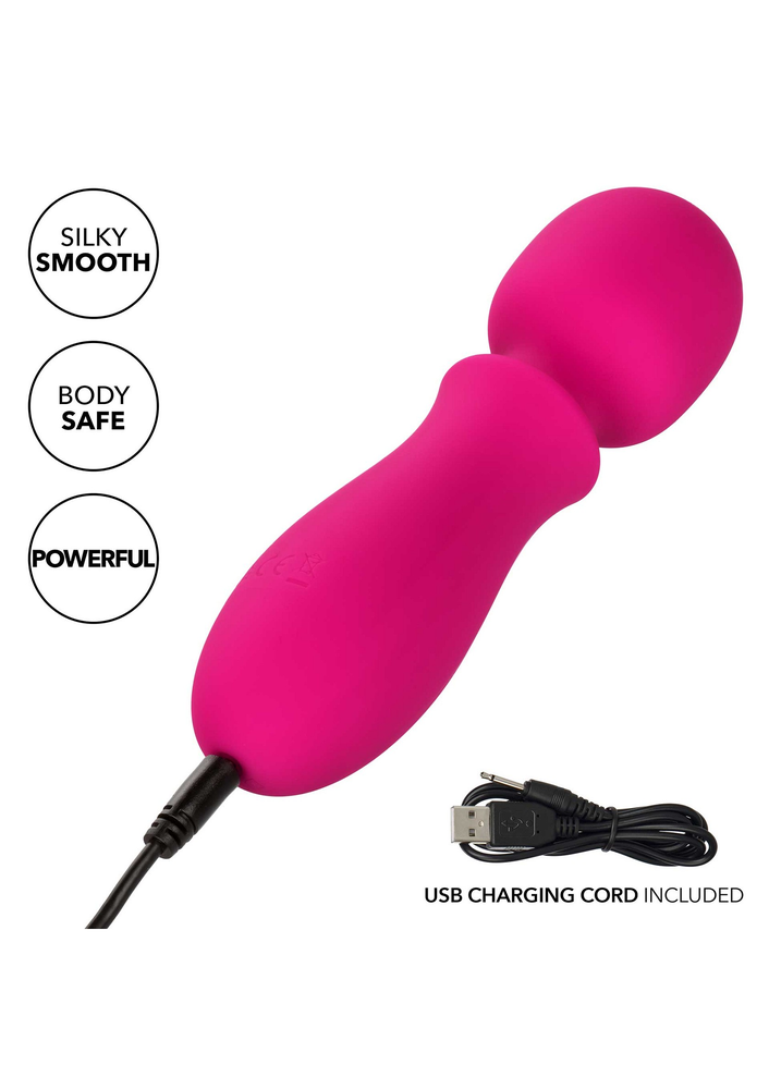 CalExotics Bliss Liquid Silicone Mini Wand PINK - 7