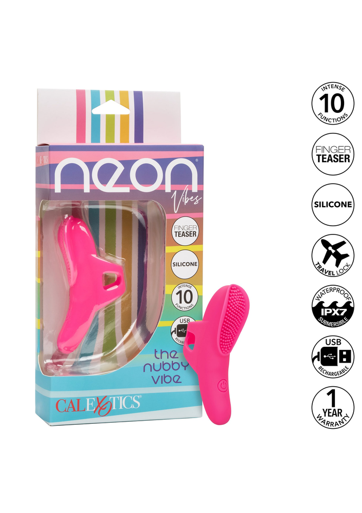 CalExotics Neon Vibes The Nubby Vibe PINK - 4