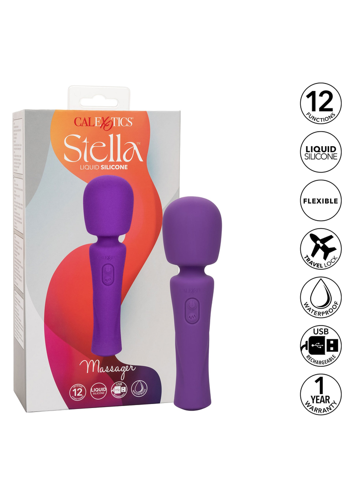 CalExotics Stella Liquid Silicone Massager PURPLE - 9