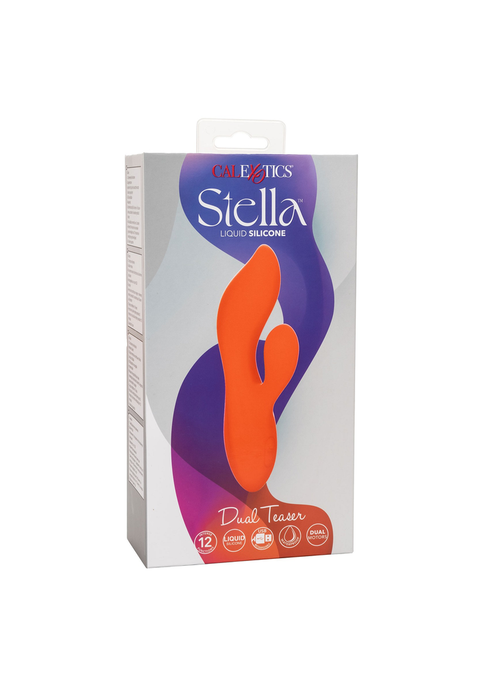 CalExotics Stella Liquid Silicone Dual Teaser ORANGE - 2