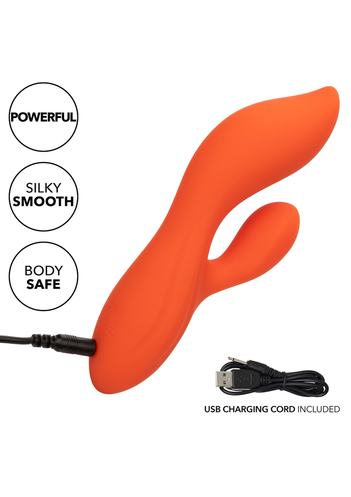 CalExotics Stella Liquid Silicone Dual Teaser ORANGE - 11