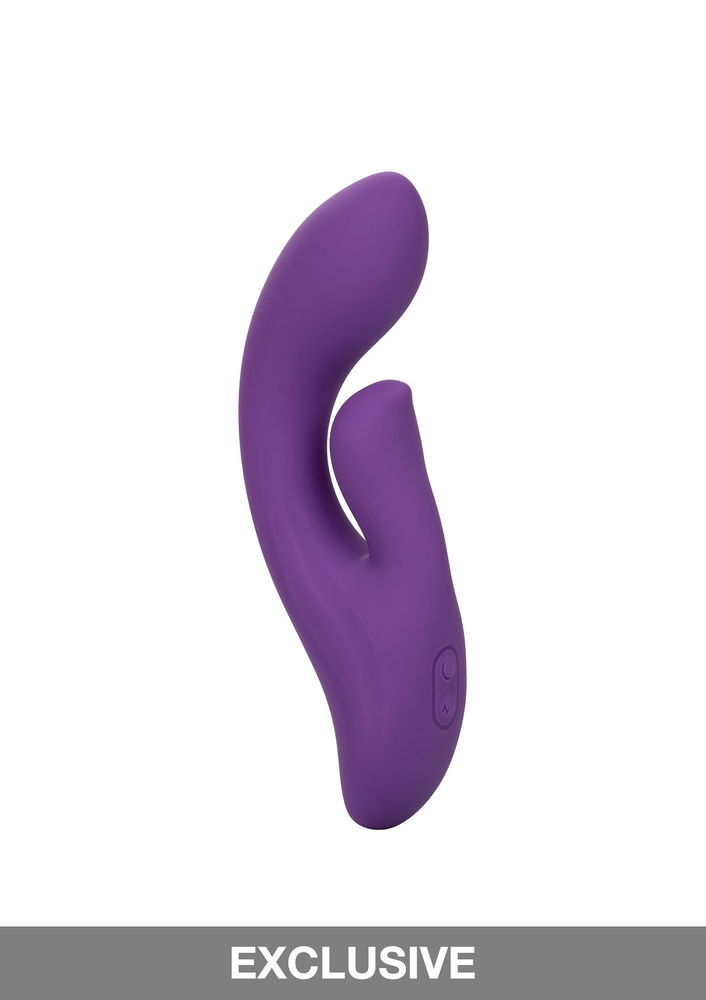 CalExotics Stella Liquid Silicone Dual Pleaser PURPLE - 5