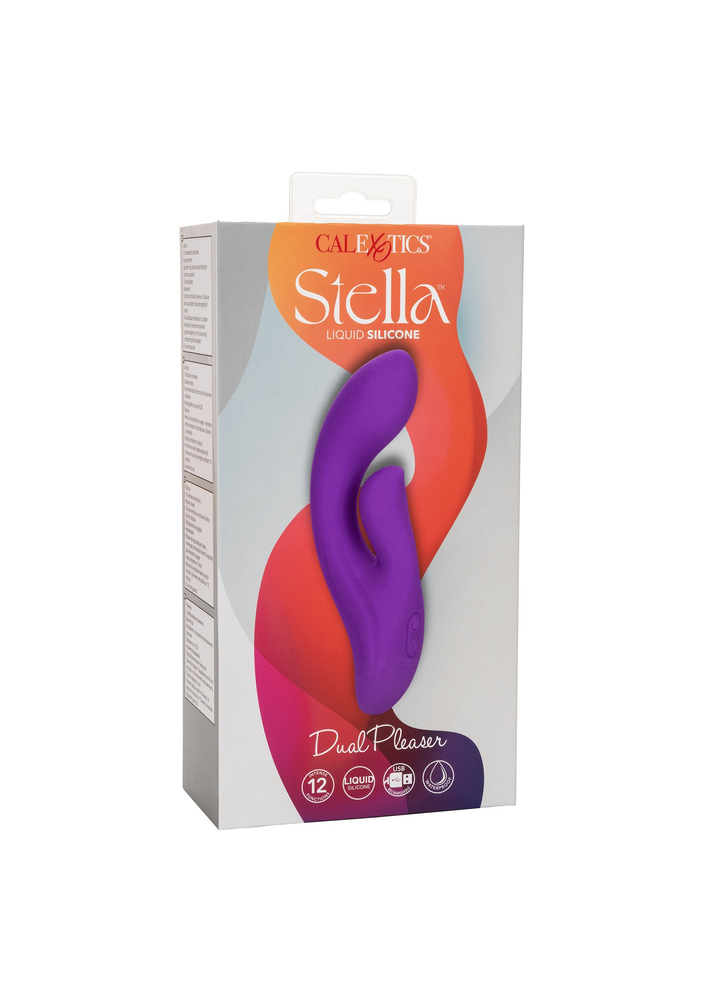 CalExotics Stella Liquid Silicone Dual Pleaser PURPLE - 11