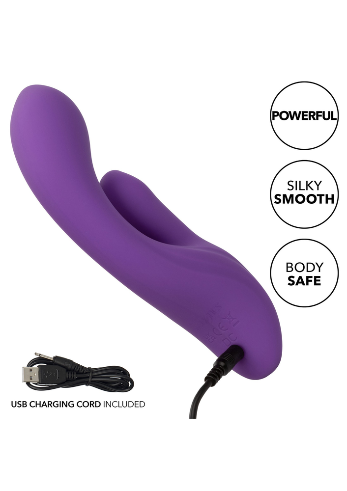 CalExotics Stella Liquid Silicone Dual Pleaser PURPLE - 0