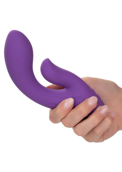 CalExotics Stella Liquid Silicone Dual Pleaser PURPLE - 7