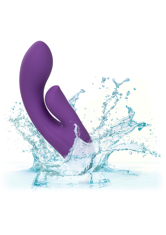 CalExotics Stella Liquid Silicone Dual Pleaser PURPLE - 10