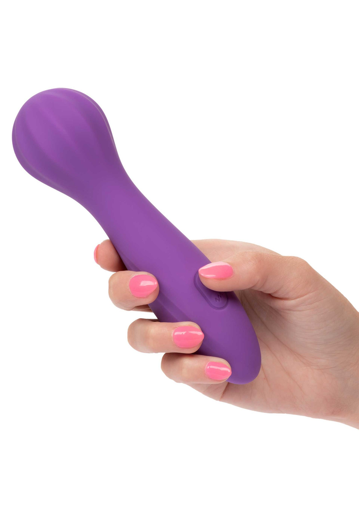 CalExotics Stella Liquid Silicone 'O” Wand PURPLE - 1