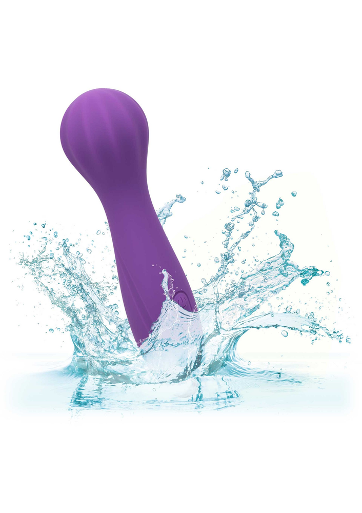 CalExotics Stella Liquid Silicone 'O” Wand PURPLE - 5