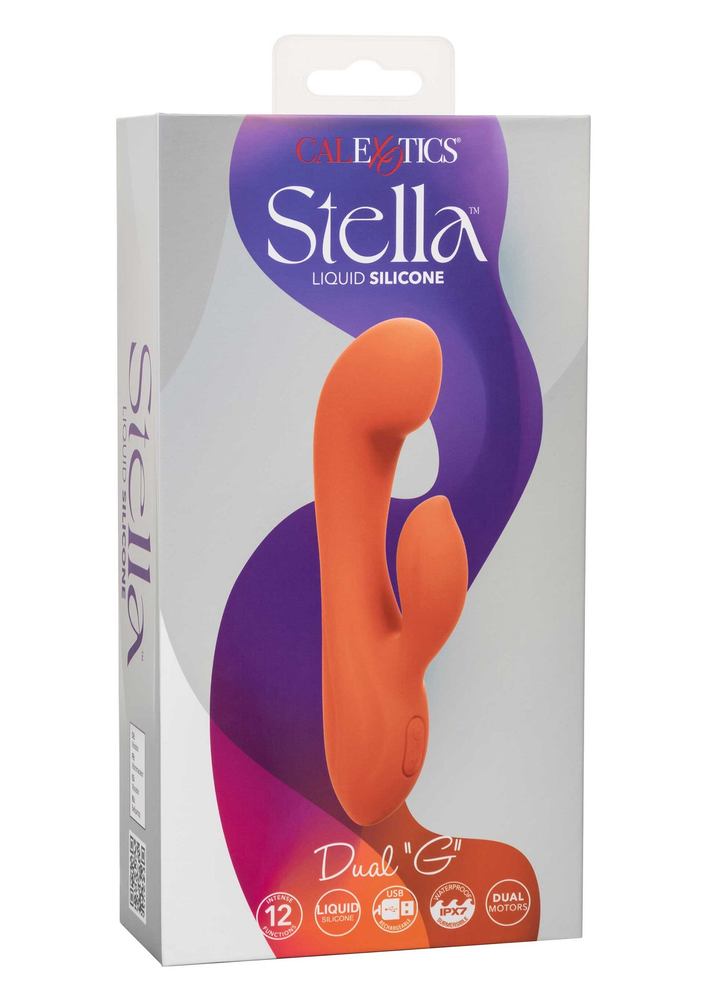 CalExotics Stella Liquid Silicone Dual 'G” ORANGE - 3