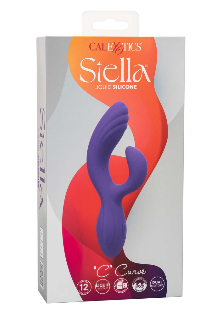 CalExotics Stella Liquid Silicone 'C” Curve PURPLE - 11