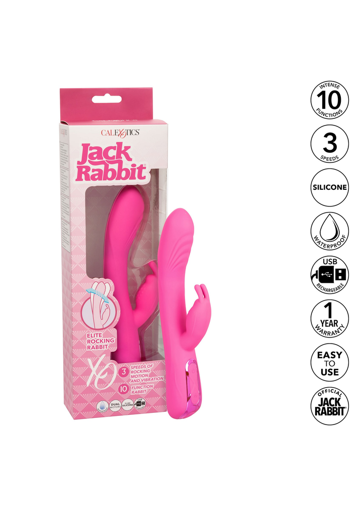 CalExotics Jack Rabbit Elite Rocking Rabbit PINK - 8