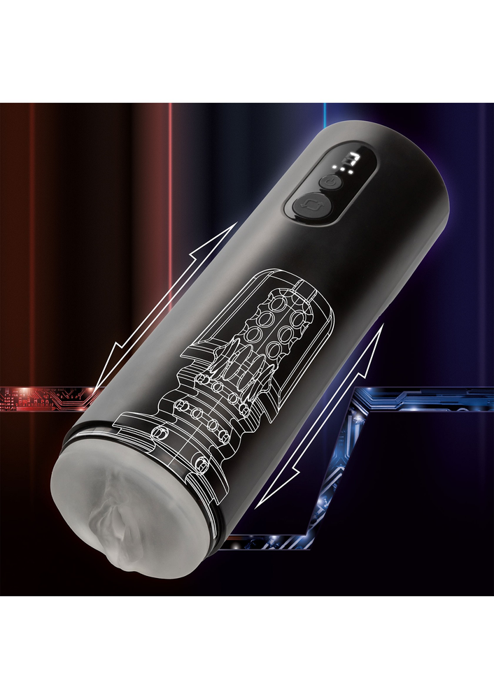 CalExotics Bionic Thrusting Masturbator BLACK - 8