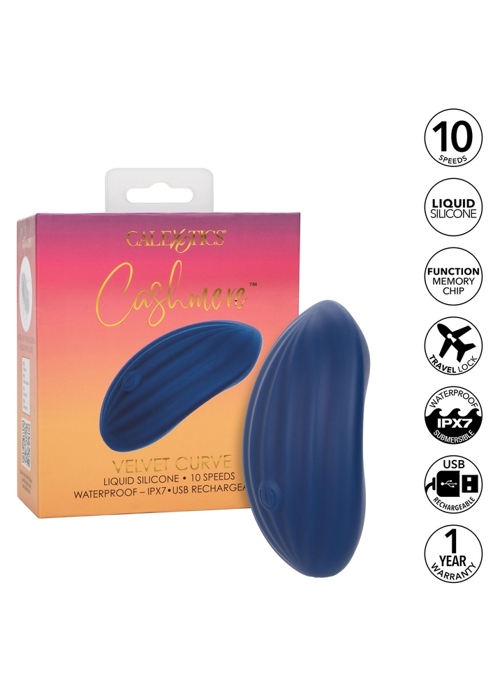 CalExotics Cashmere Velvet Curve BLUE - 2