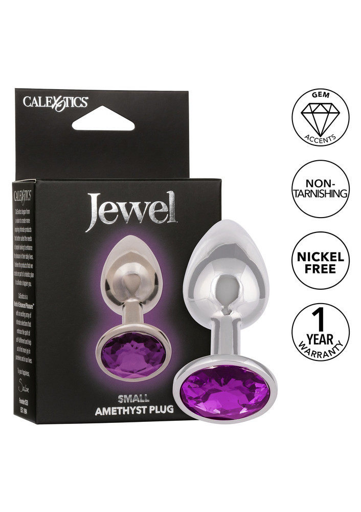 CalExotics Jewel Small Amethyst Plug PURPLE - 564