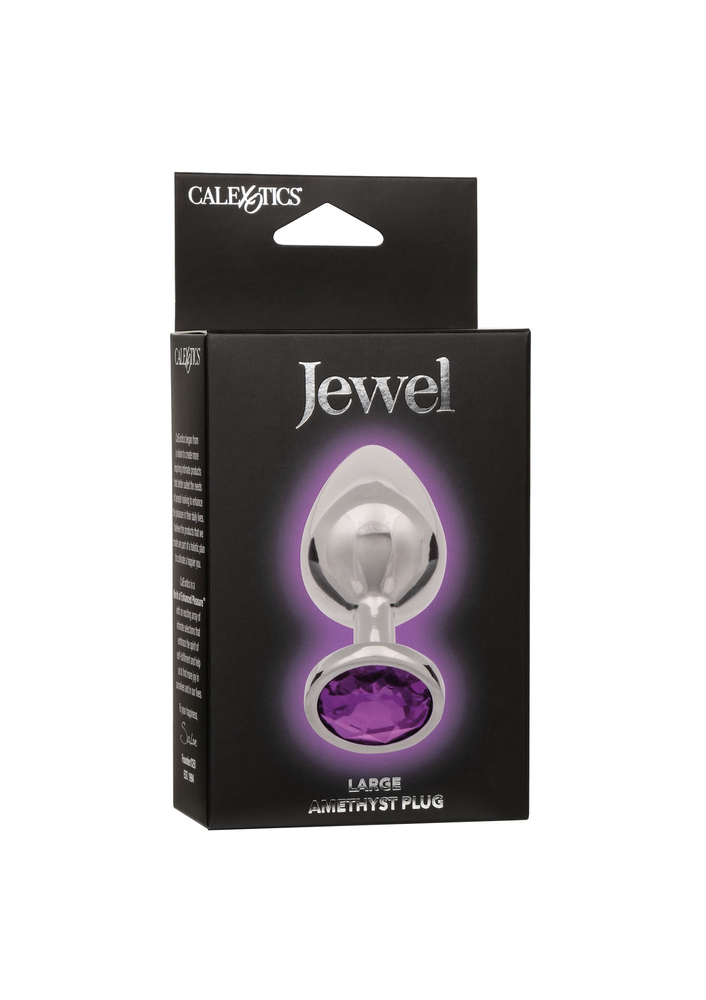 CalExotics Jewel Large Amethyst Plug PURPLE - 570