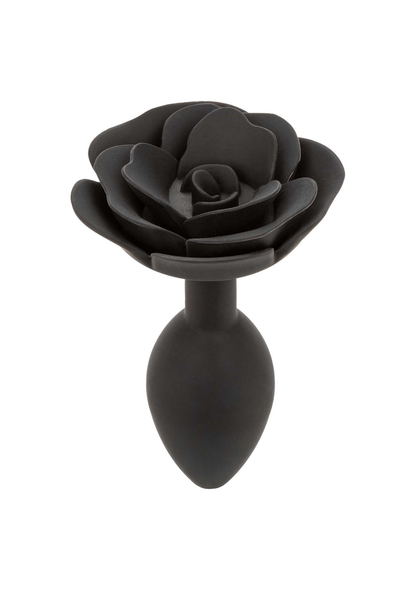 CalExotics Forbidden Large Rose Anal Plug BLACK - 8