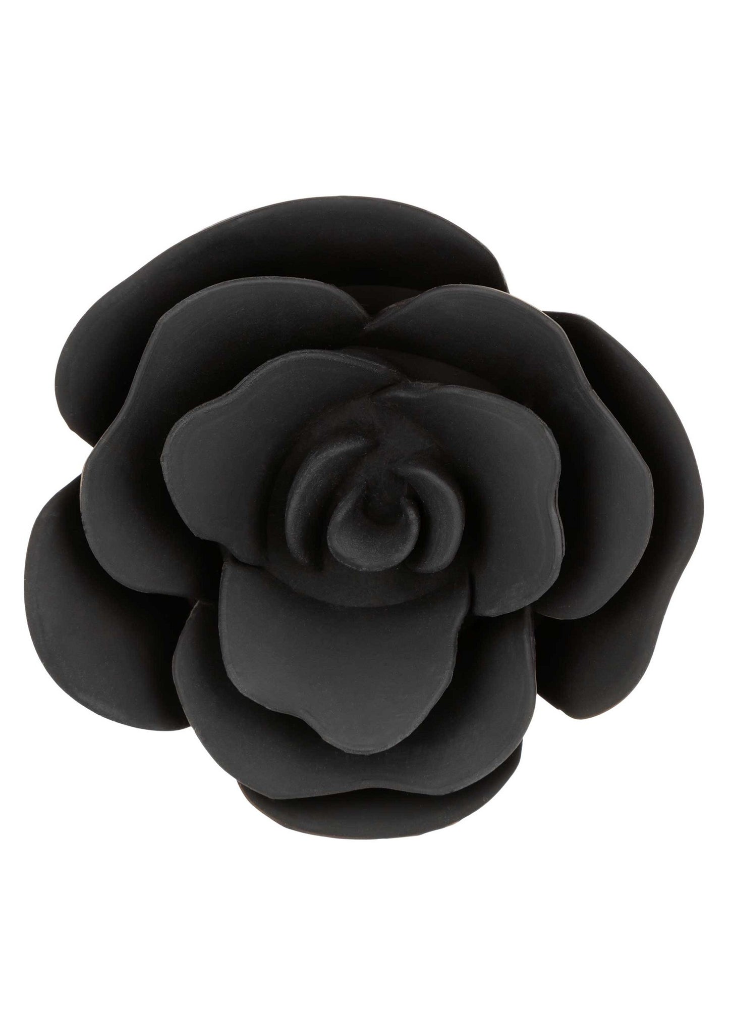 CalExotics Forbidden Large Rose Anal Plug BLACK - 0