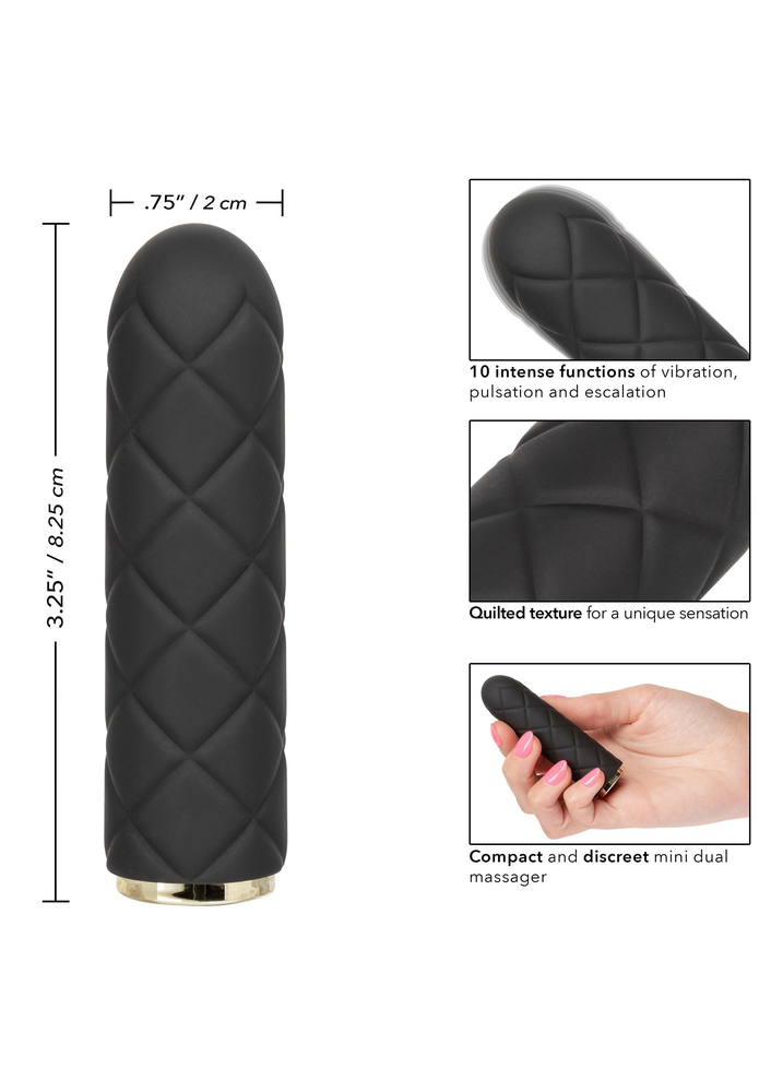 CalExotics Raven Quilted Seducer BLACK - 0