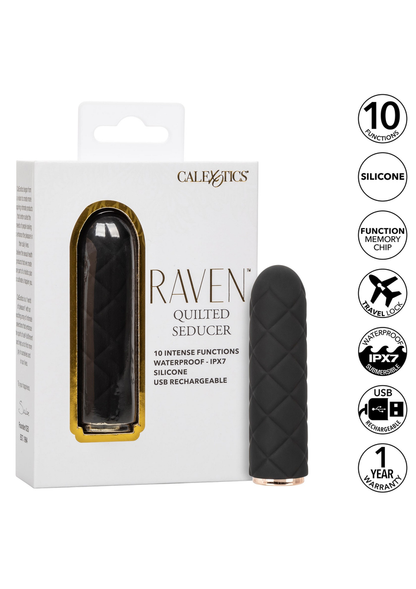 CalExotics Raven Quilted Seducer BLACK - 9