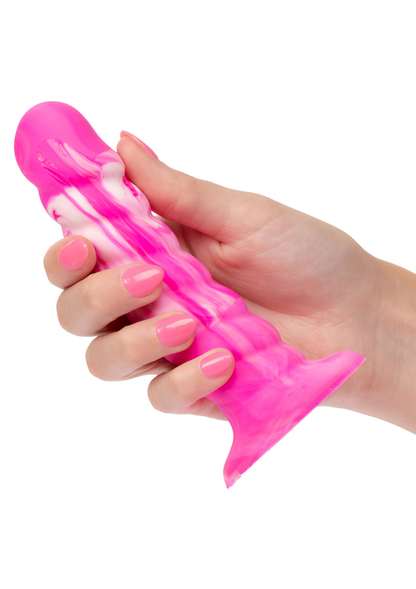 CalExotics Twisted Love Twisted Ribbed Probe PINK - 6