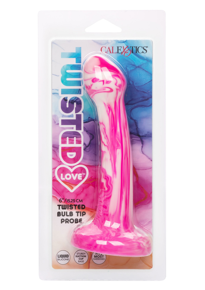 CalExotics Twisted Love Twisted Bulb Tip Probe PINK - 5