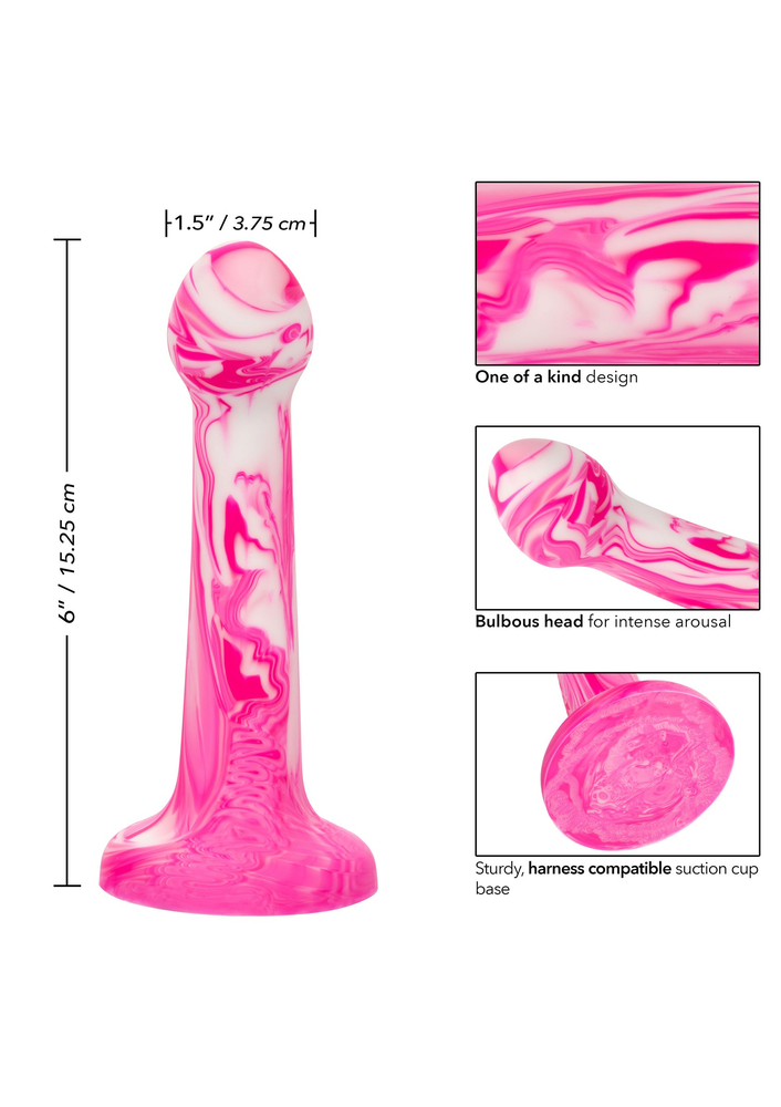 CalExotics Twisted Love Twisted Bulb Tip Probe PINK - 6