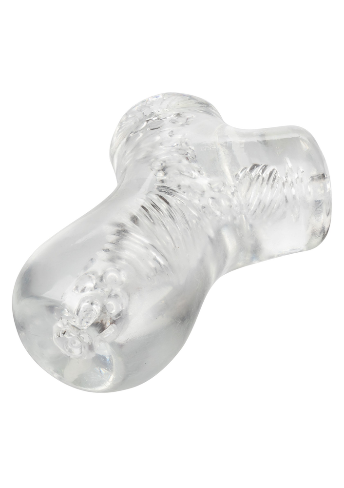 CalExotics Cyclone Dual Ribbed Stroker TRANSPA - 0