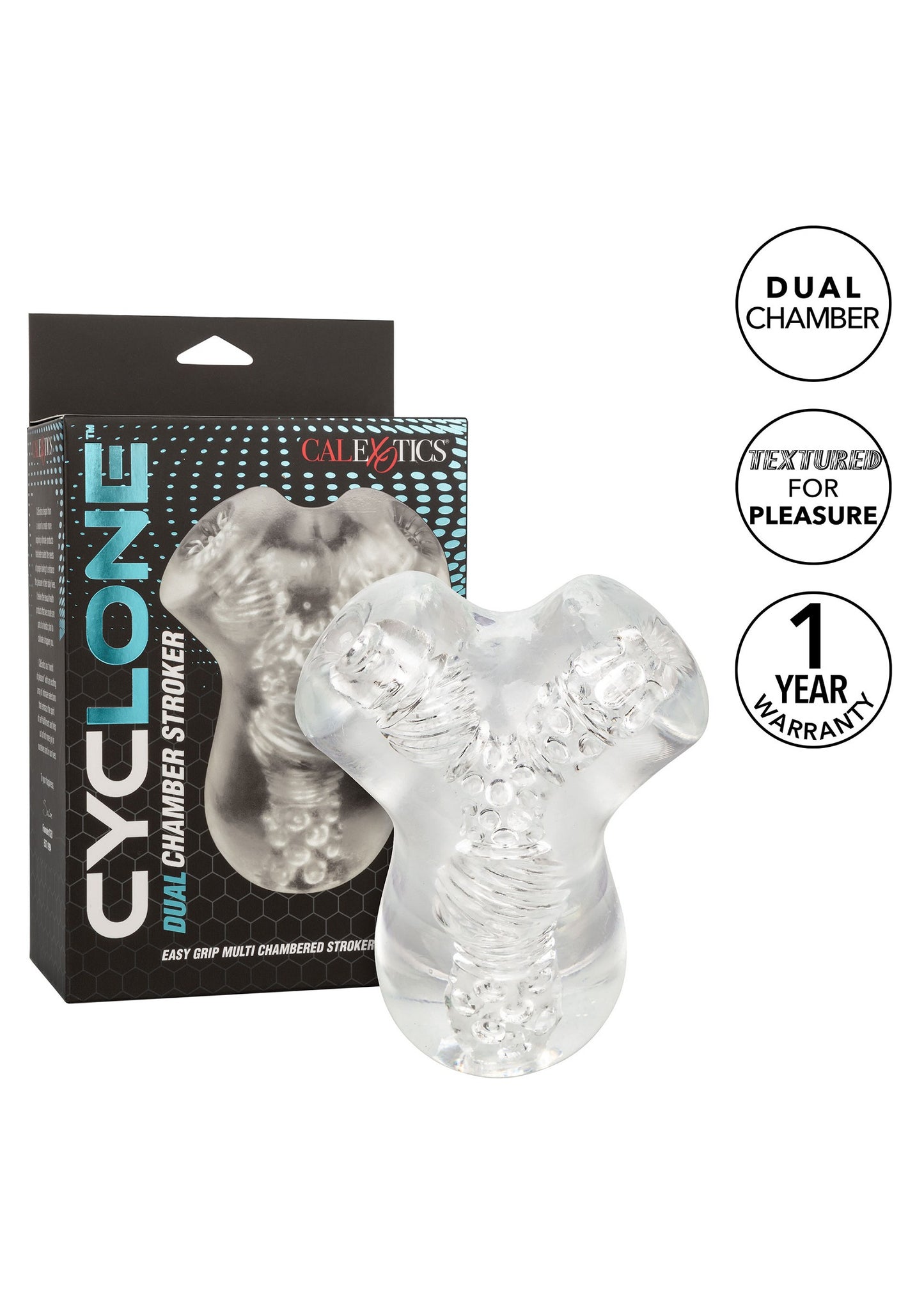 CalExotics Cyclone Dual Chamber Stroker TRANSPA - 7