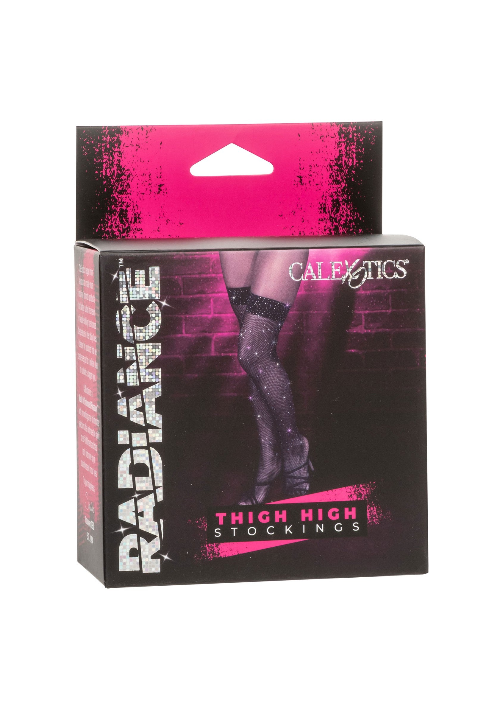 CalExotics Radiance Thigh High Stockings BLACK O/S - 740