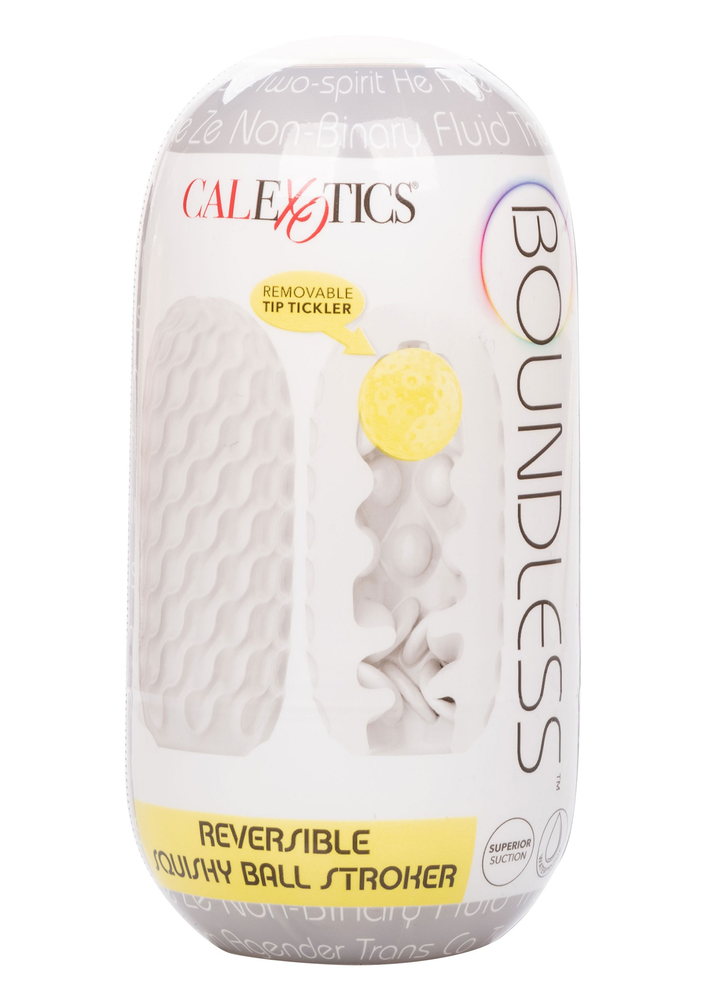 CalExotics Boundless Reversible Squishy Ball Stroker YELLOW - 8