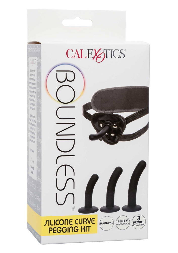 CalExotics Boundless Silicone Curve Pegging Kit BLACK - 12