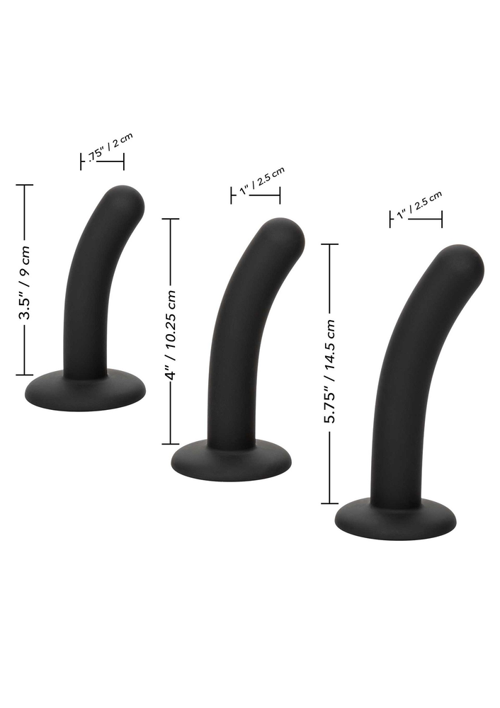 CalExotics Boundless Silicone Curve Pegging Kit BLACK - 9